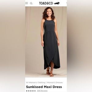 Toad & Co. sun kissed maxi dress L